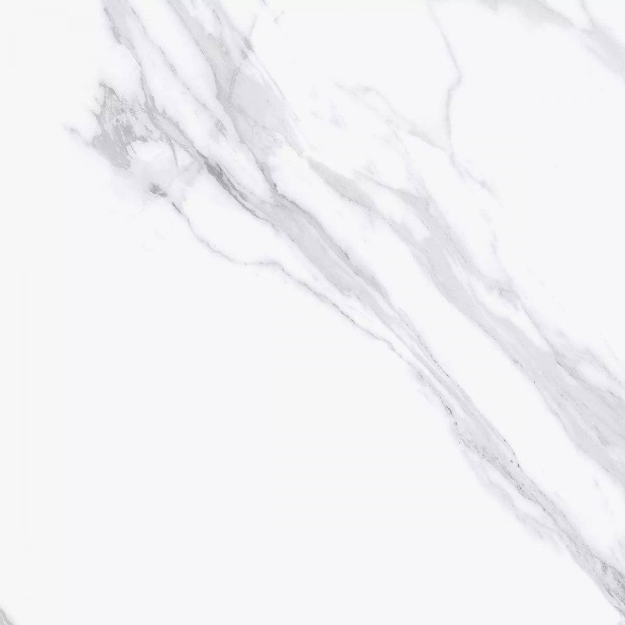 Керамогранит 60x60 9мм Silk Statuario Calipso Matt матовая белый Staro