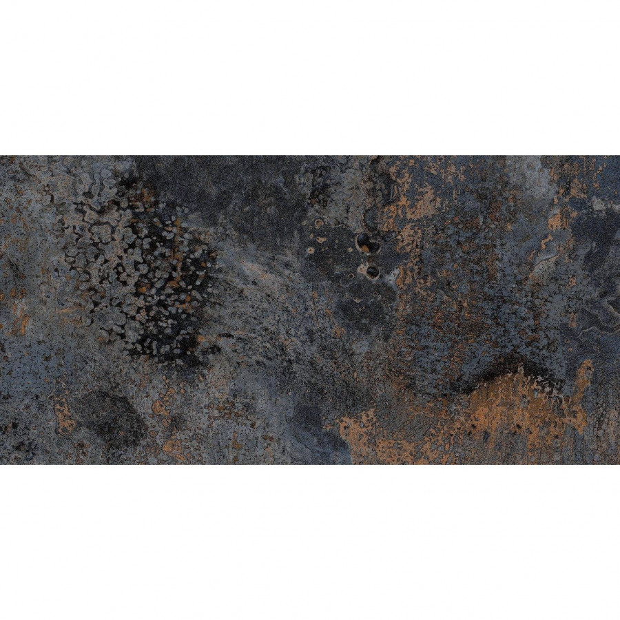 Керамогранит 120x60 8мм Metal Crystal Blue Matt матовая синий Staro