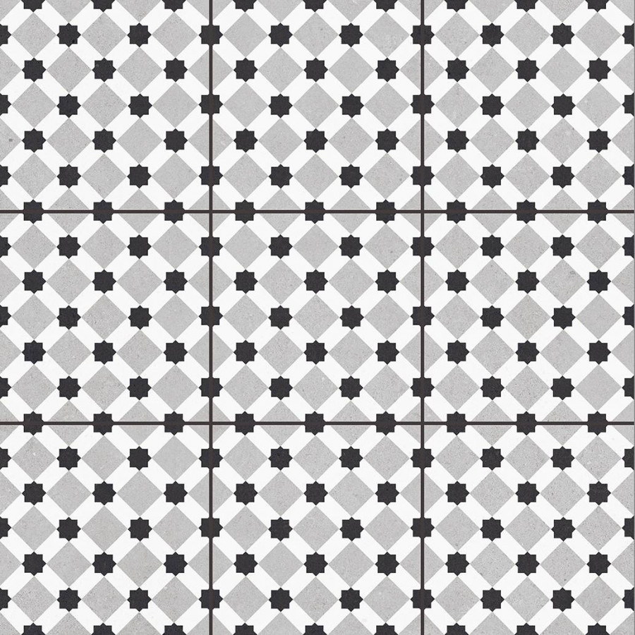 Керамогранит 60x60 8мм Carpets Rondo Grey Matt матовая многоцветный Staro