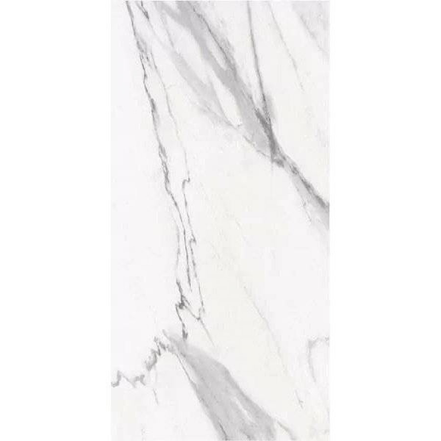 Керамогранит 278x120 6мм Purity of Marble STSK Statuario Silk полированная белый Supergres Ceramiche