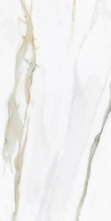 Керамогранит 150x75 10мм Emporio Calacatta Pulido полированная белый TAU Ceramica