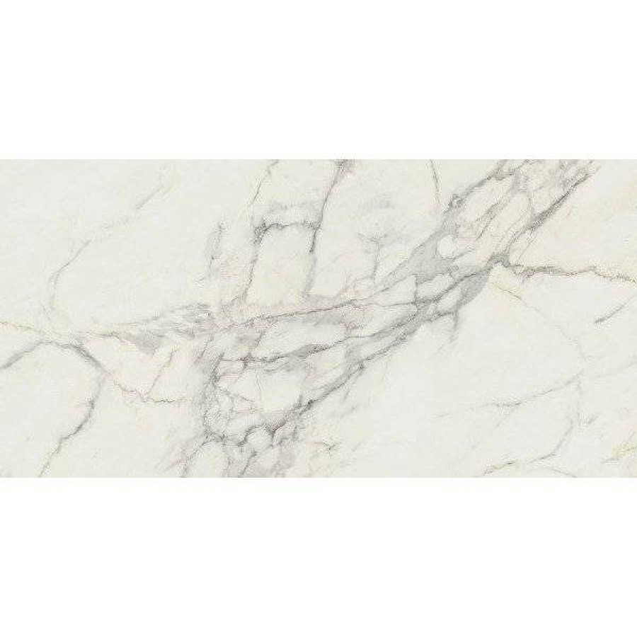 Керамогранит 120x60 8мм Marvel A21S Calacatta Extra Lappato лаппатированная белый Atlas Concorde