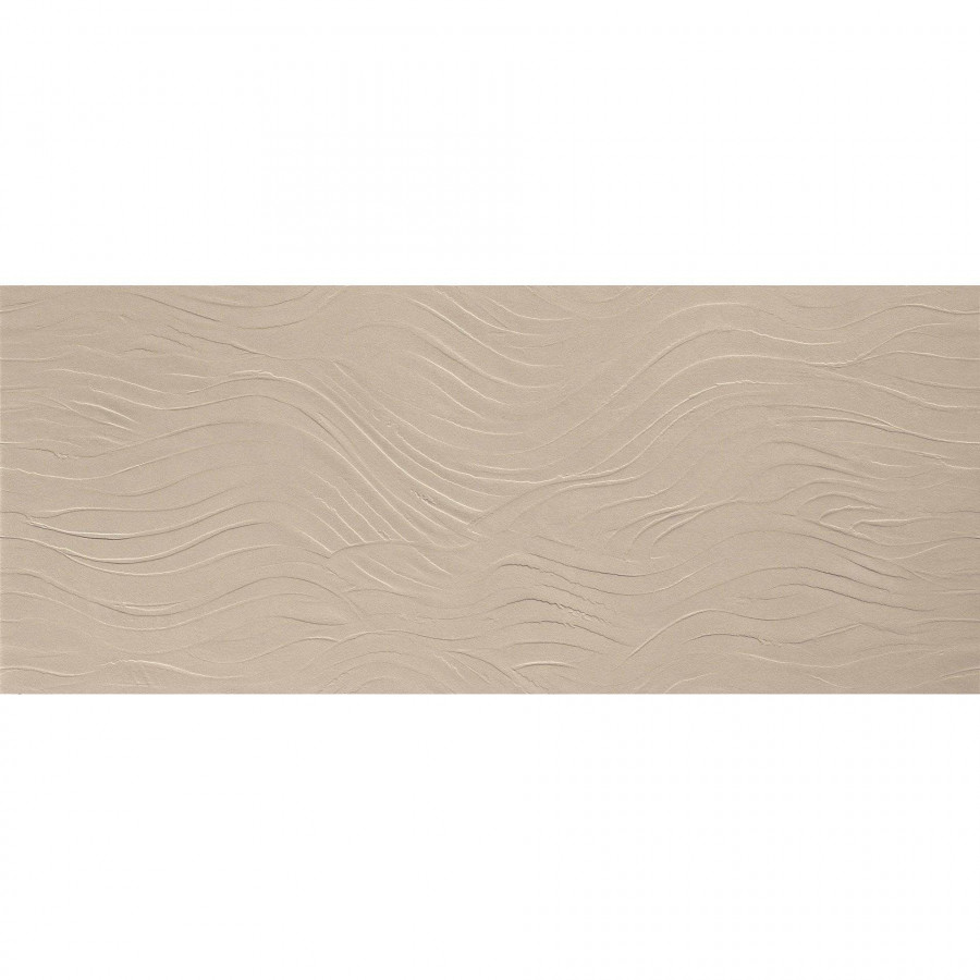 Керамическая плитка 120x50 8.5мм Boost Natural A64Z 3D Wave Ash матовая бежевый Atlas Concorde