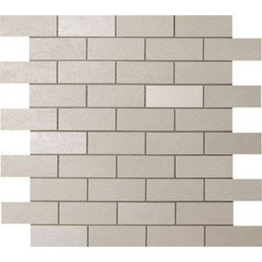 Мозаика 31x31 8мм Arty 9ASM Malt Minibrick (2.8x7.3) матовая серый Atlas Concorde