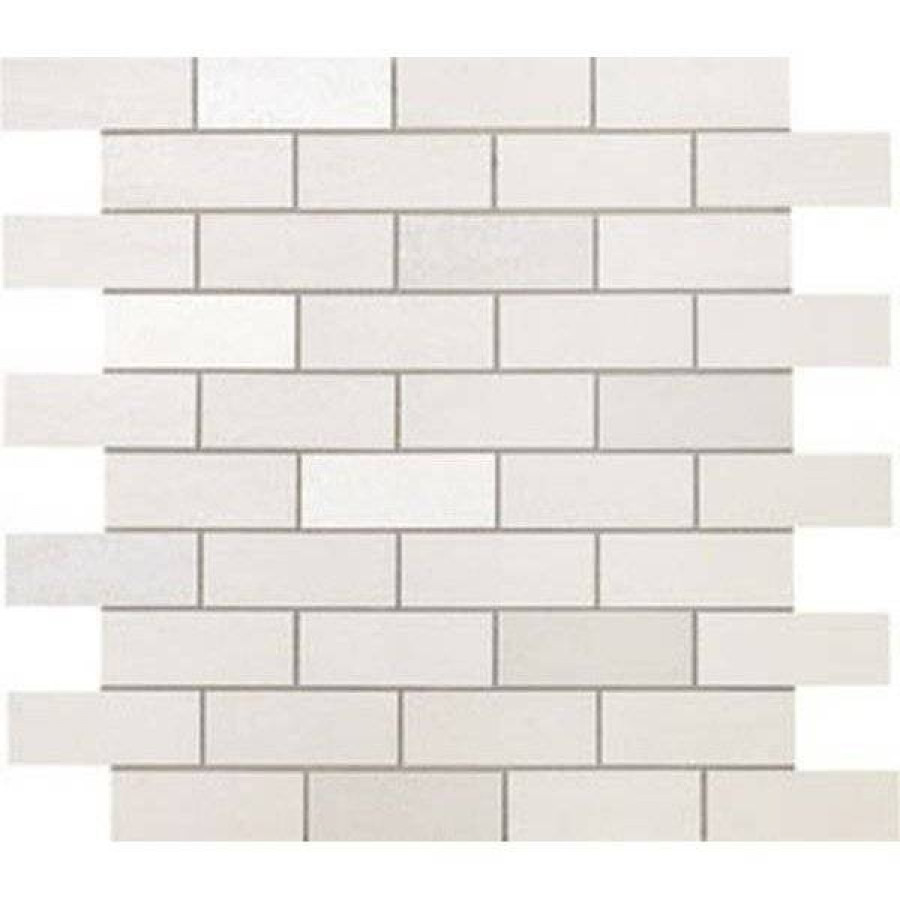 Мозаика 31x31 8мм Arty 9ASS Sugar Minibrick (2.8x7.3) матовая белый Atlas Concorde