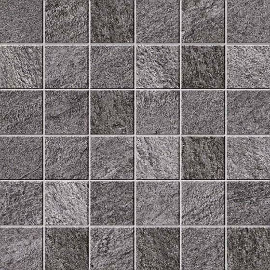 Мозаика 30x30 10мм Brave A1FO Grey Mosaico матовая серый Atlas Concorde