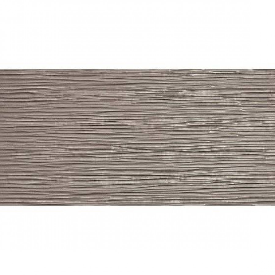 Керамическая плитка 80x40 8.5мм Dwell 8DWE 3D Wave Greige глянцевая коричневый Atlas Concorde