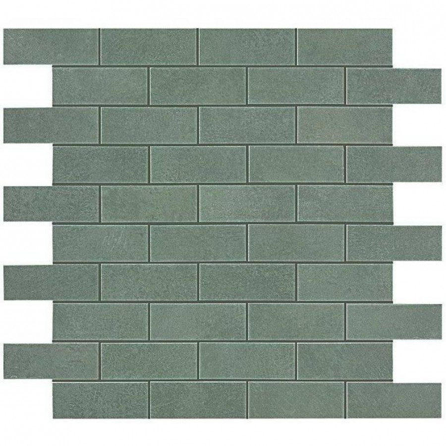 Мозаика 31x31 8.5мм Boost 9BMM Sage Minibrick (7.5x2.9) матовая зеленый Atlas Concorde