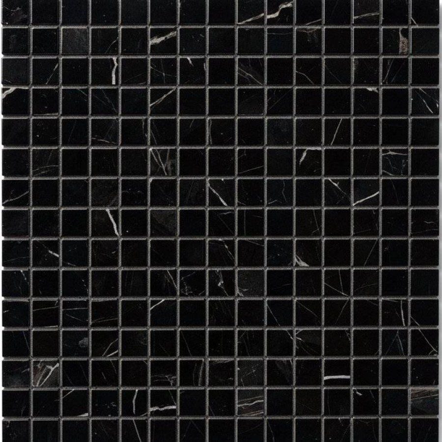 Мозаика 31x31 8мм Marvel Dream 9MQK Black Atlantis Mosaic Q глянцевая черный Atlas Concorde