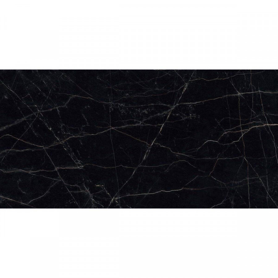 Керамогранит 240x120 9мм Marvel Dream AO3R Black Atlantis Lapp лаппатированная черный Atlas Concorde