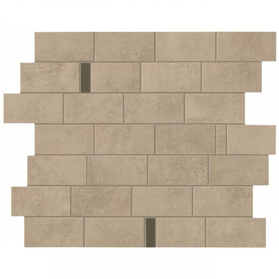 Мозаика 33x30 6мм Boost Pro 9BMZ Clay Minibrick Coffee матовая коричневый Atlas Concorde