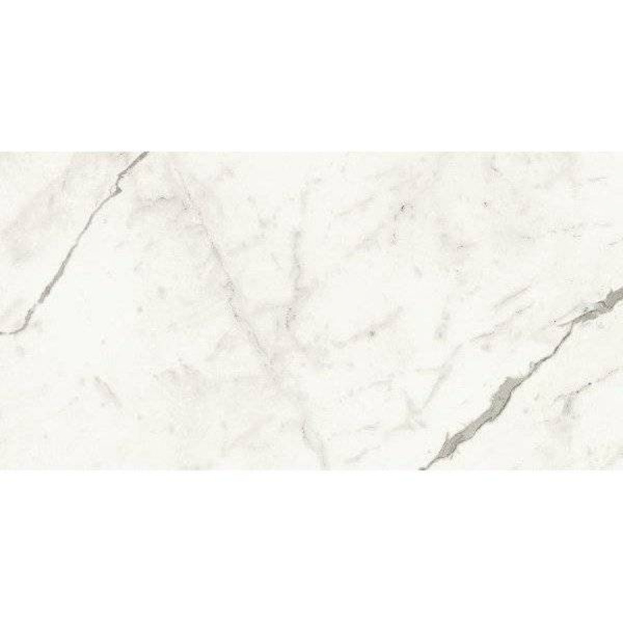 Керамогранит 120x60 8мм Marvel Shine A4QY Statuario Supremo Matt матовая белый Atlas Concorde