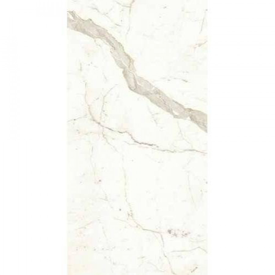 Керамогранит 150x75 9мм Marvel Shine A7H3 Calacatta Prestigio Silk сатинированная бежевый Atlas Concorde