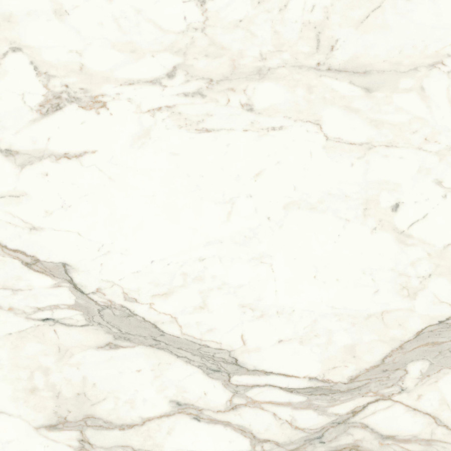 Керамогранит 75x75 9мм Marvel Shine A3WY Calacatta Prestigio Lappato лаппатированная белый Atlas Concorde