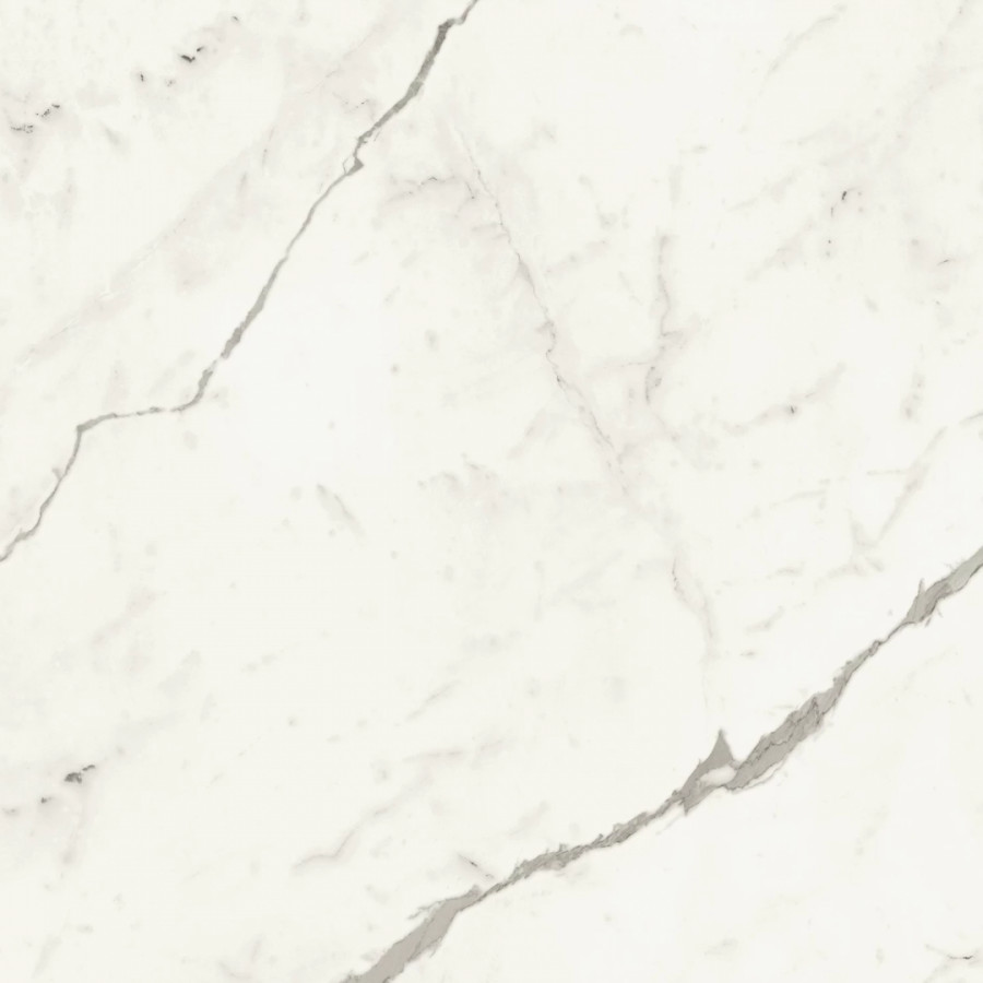 Керамогранит 75x75 9мм Marvel Shine A3WZ Statuario Supremo Lappato лаппатированная белый Atlas Concorde