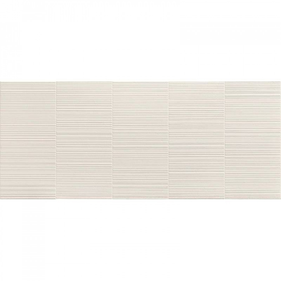 Керамическая плитка 120x50 8.5мм 3D Wall Plaster AHQY Barcode White матовая белый Atlas Concorde