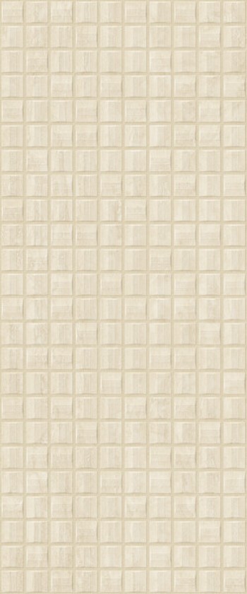 Плитка Плитка 120x50 10мм Marvel T 3d Qube Navona White Hcp5 серый, бежевый, белый травертин, камень Atlas Concorde Atlas Concorde
