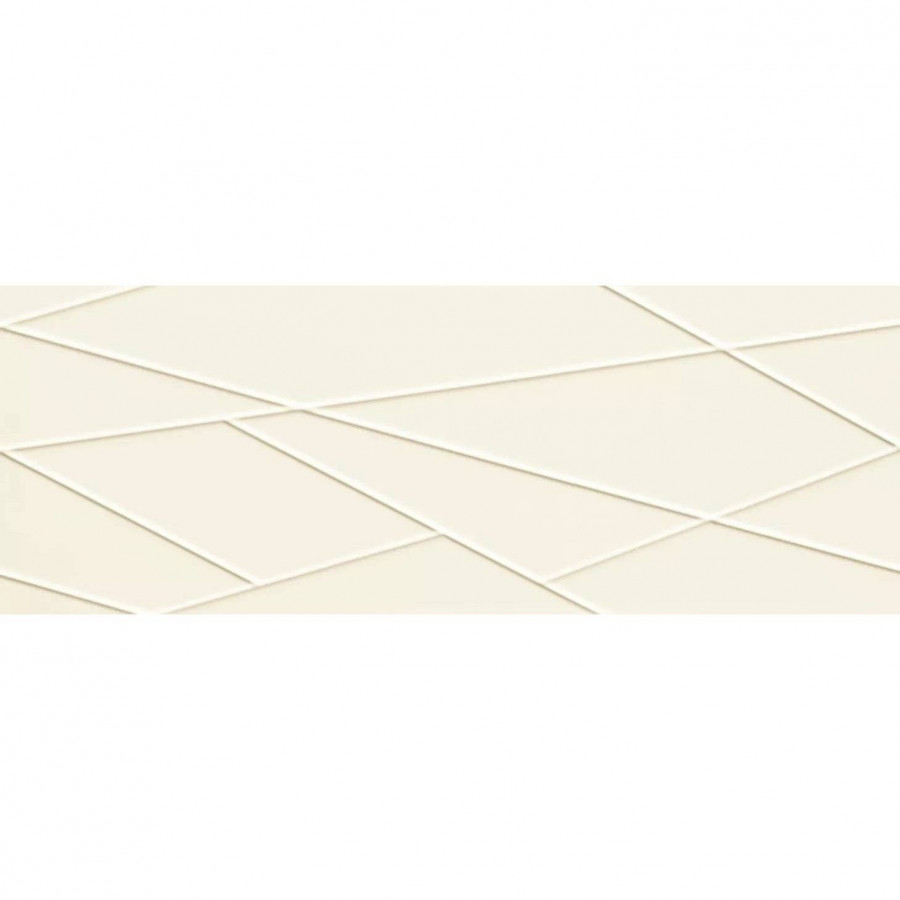 Керамическая плитка 90x33 10мм House of Tones White A Str матовая белый Tubadzin