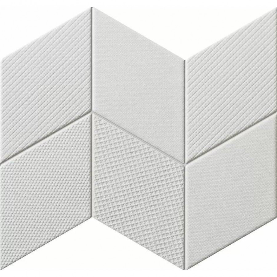 Мозаика 30x23 10мм House of Tones Blue матовая серый Tubadzin