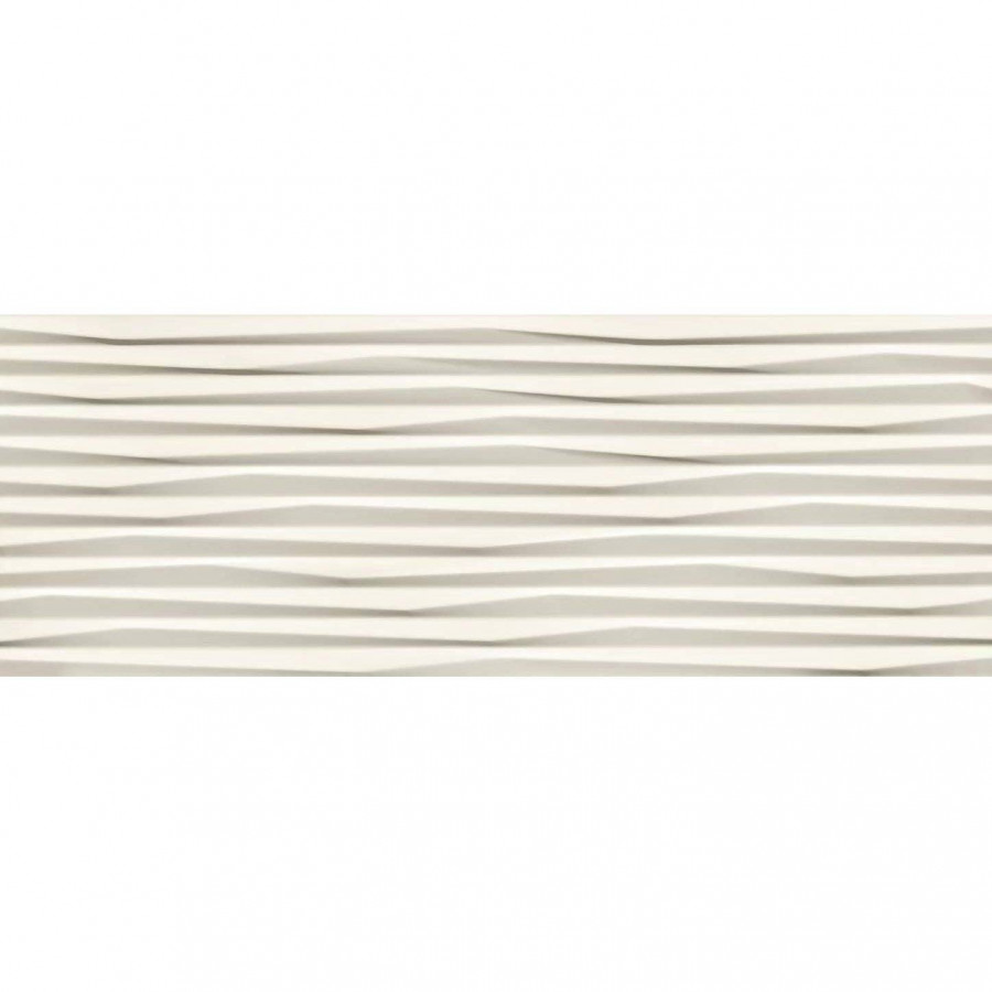 Керамическая плитка 90x33 10мм Unit Plus White 2 Str сатинированная белый Tubadzin