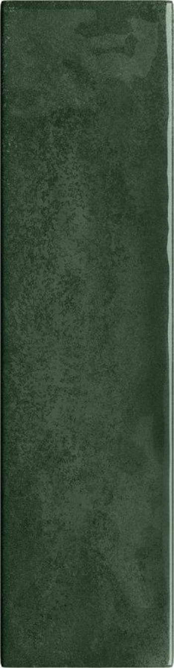Керамическая плитка 30x8 10мм Masovia Verde B Gloss Str глянцевая зеленый Tubadzin