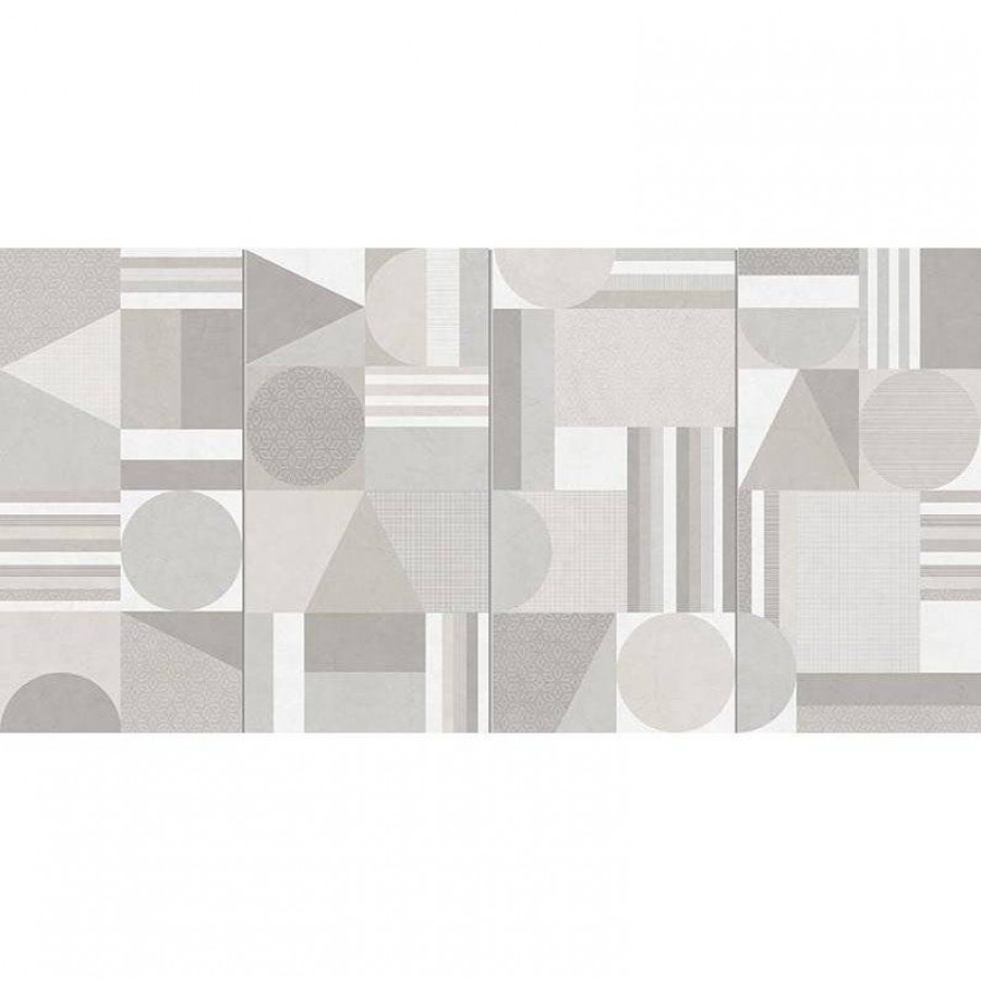 Декор 122x61 9.5мм Le Resine R63LR.DEB Decoro Mix 4 Rett матовая белый Tuscania Ceramiche