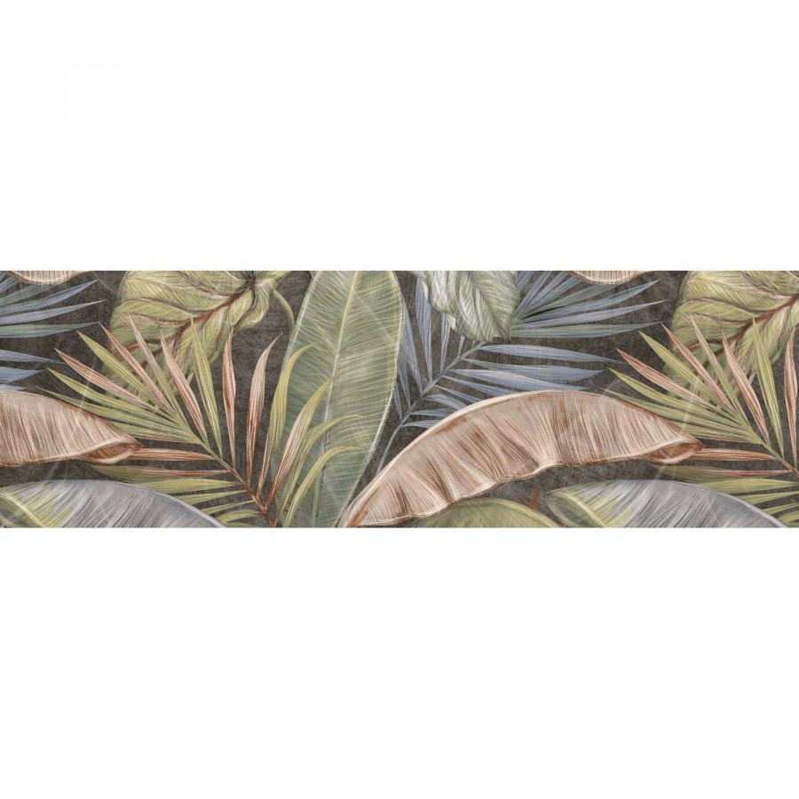 Керамическая плитка 100x32 9.5мм Mediterranea Decorado R матовая коричневый Undefasa