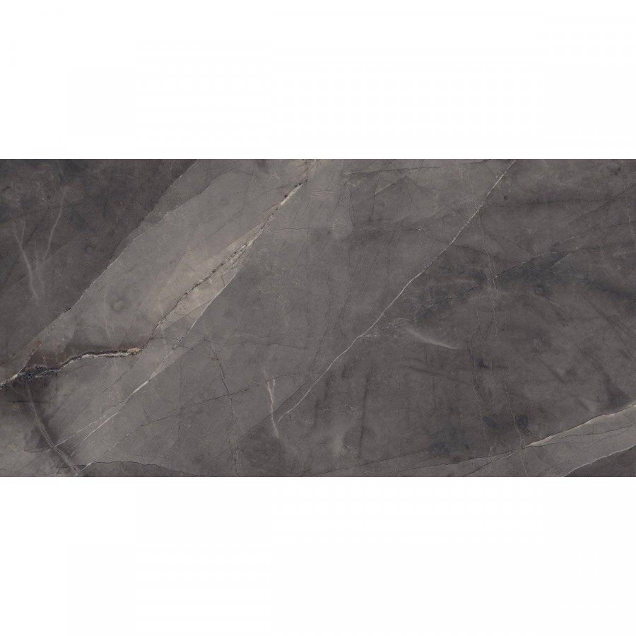 Керамогранит 120x60 10мм Pulpis Dark Polished глянцевая серый Usak Seramik