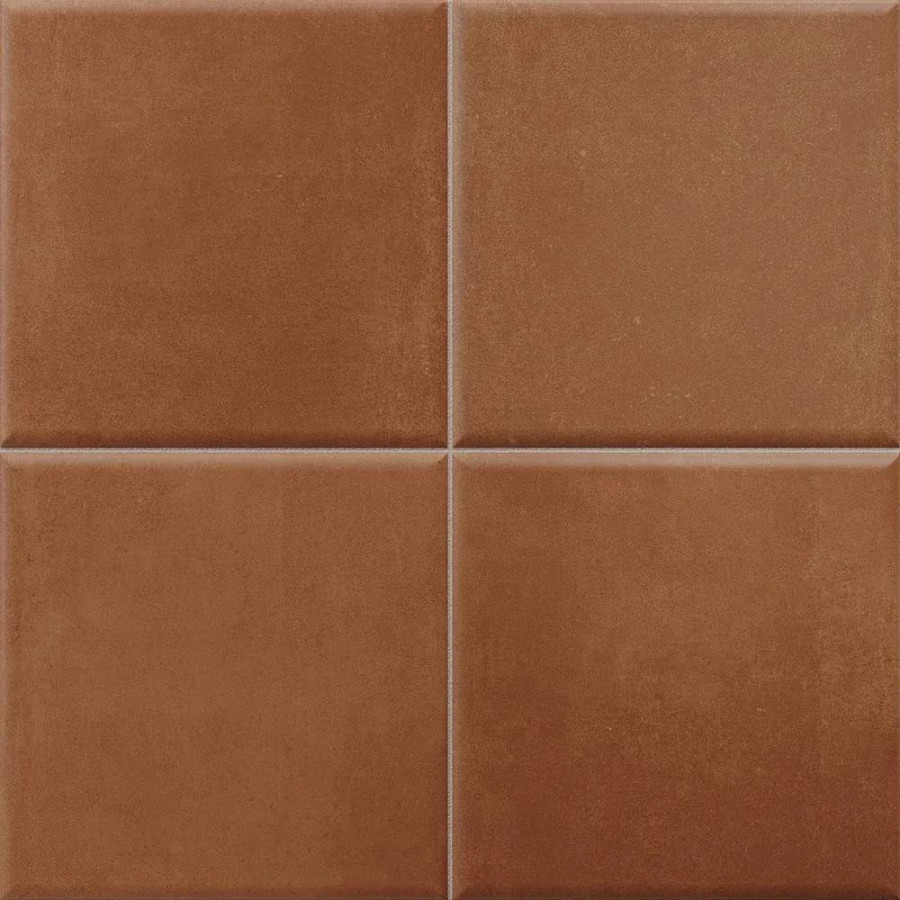 Керамическая плитка 20x20 7.8мм Terre Tandoori 10x10 матовая коричневый Vilar Albaro