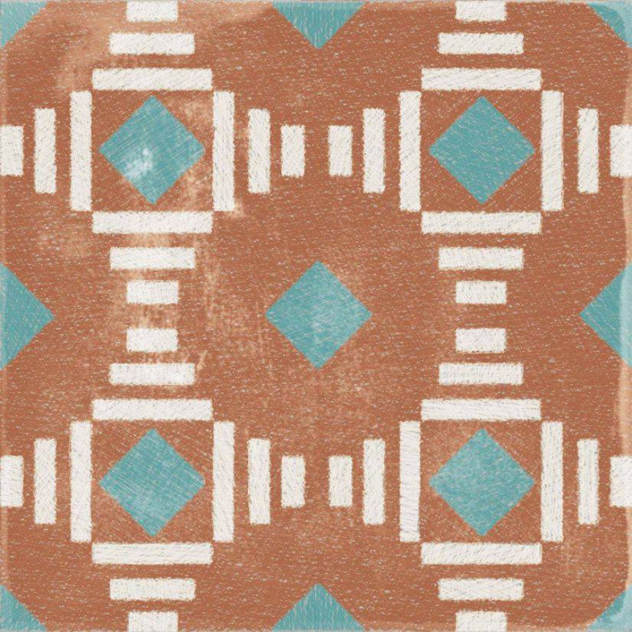 Керамогранит 20x20 8.5мм Play PF60003368 Labyrinth Clay матовая коричневый ABK