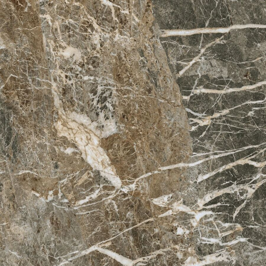 Плитка Плитка 80x80 9мм Forte Dei Marmi Quark Breccia Di Caravaggio Rett 610010002967 матовая коричневый мрамор Атлас Конкорд Атлас Конкорд