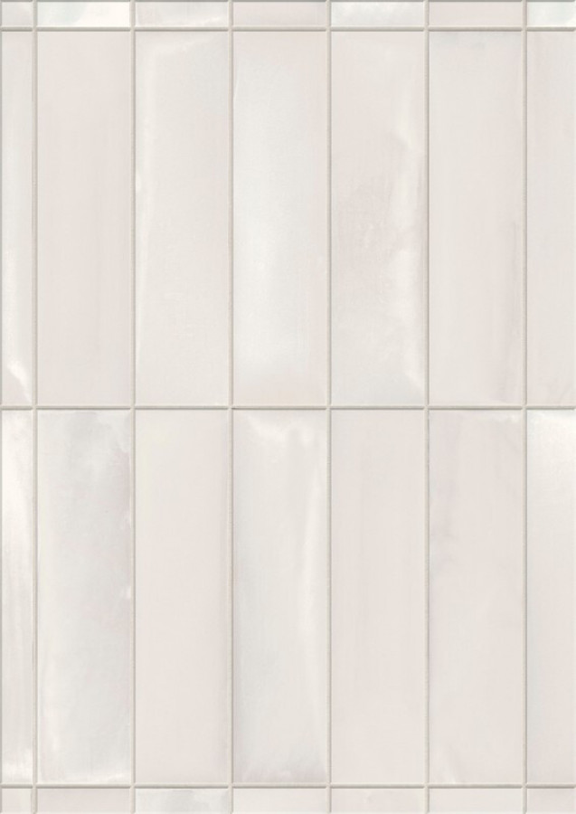 Плитка Плитка 30x8 Forte Dei Marmi Rock Aria Brick Madreperla 600010001809 матовая белый однотонная Атлас Конкорд Атлас Конкорд