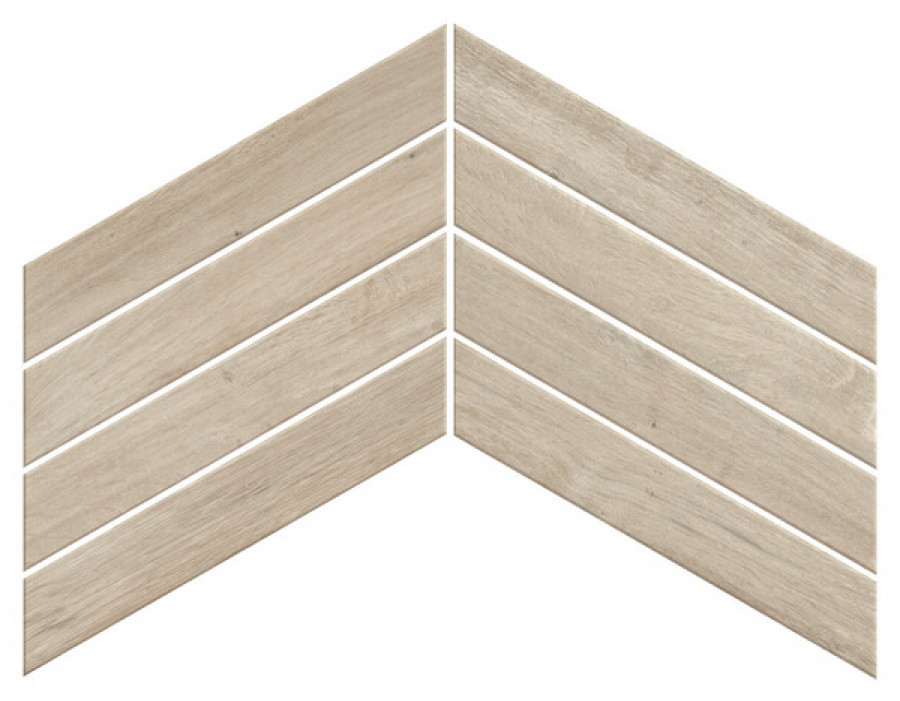 Плитка Плитка 45x8 9мм Fusion Oak Pure Chevron Фьюжн Оак Пьюр Шеврон 600010002447 белый дерево Атлас Конкорд Атлас Конкорд