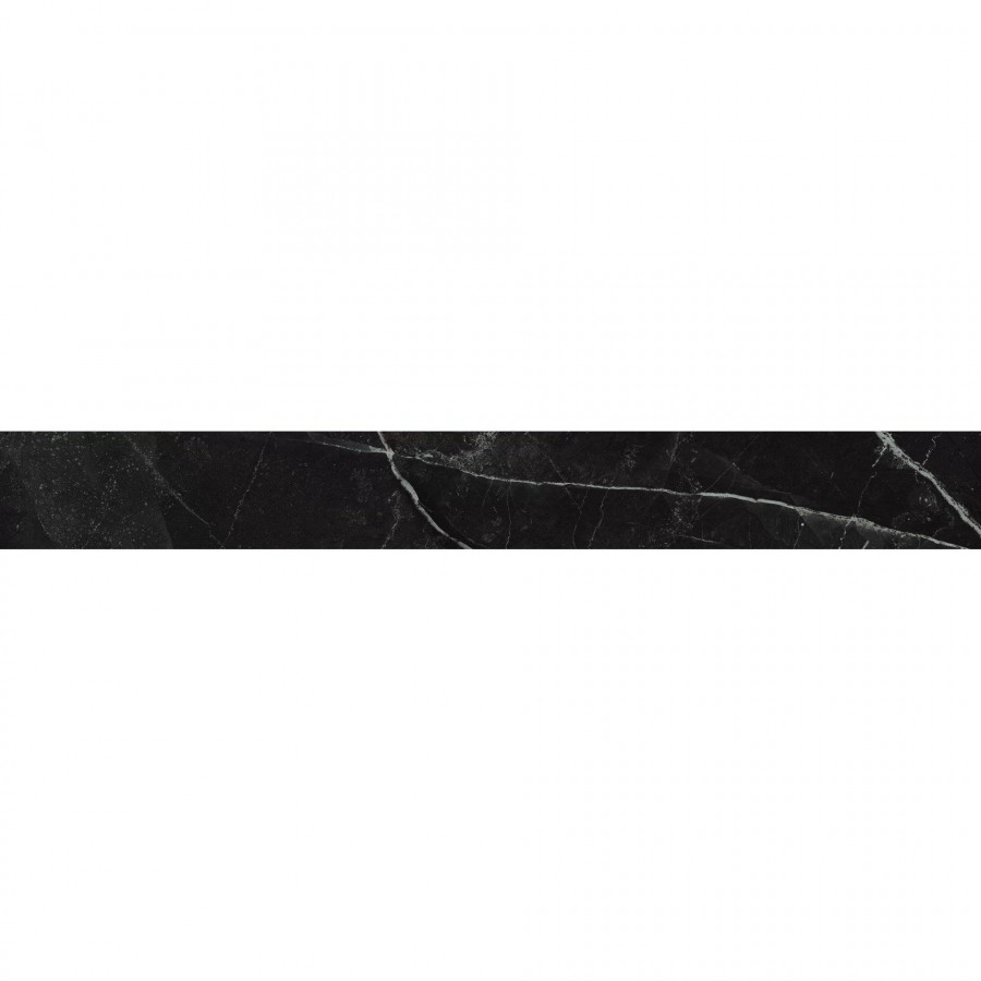 Бордюр 60x7 9мм Empire 610090002370 Calacatta Black Listello / Эмпаир Калак. Блэк матовая черный Atlas Concorde Russia