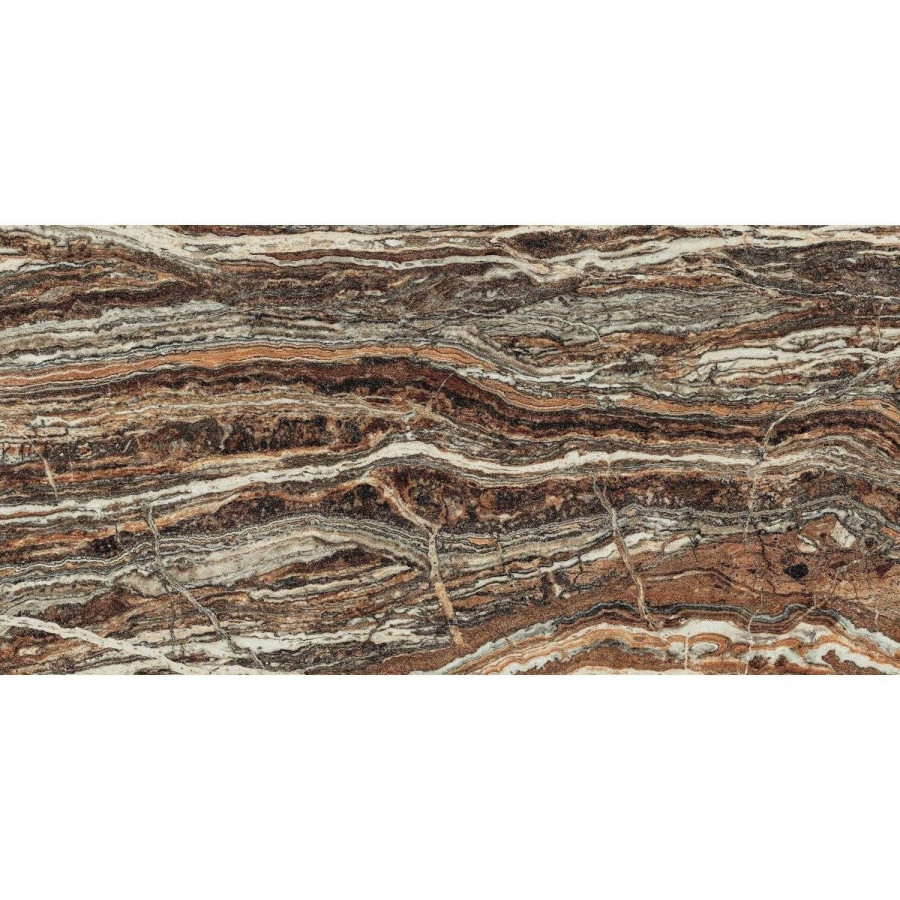 Керамогранит 120x60 9мм Epos 610015000597 Jurassic Rett Lapp / Эпос Джурассик Рет Лапп лаппатированная коричневый Atlas Concorde Russia