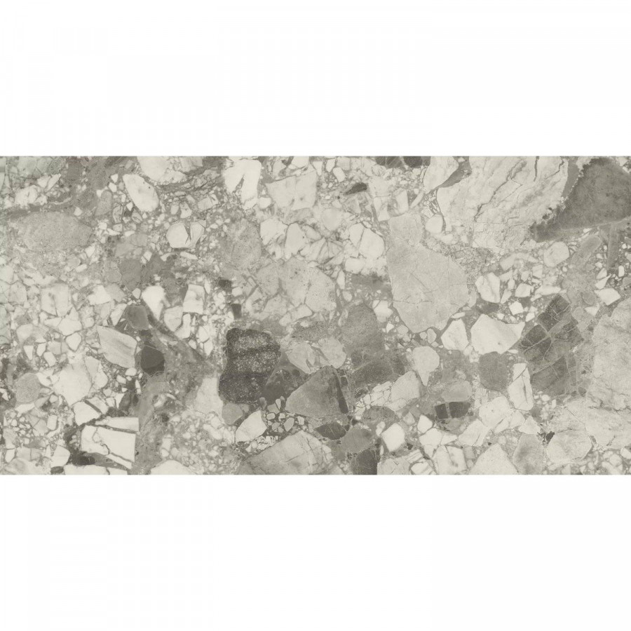 Керамогранит 160x80 9мм Forte dei Marmi 610015000669 Ceppo Apuano Pearl Lapp / Форте Де Марми Цепо Апуано Перл Лапп лаппатированная серый Atlas Concorde Russia