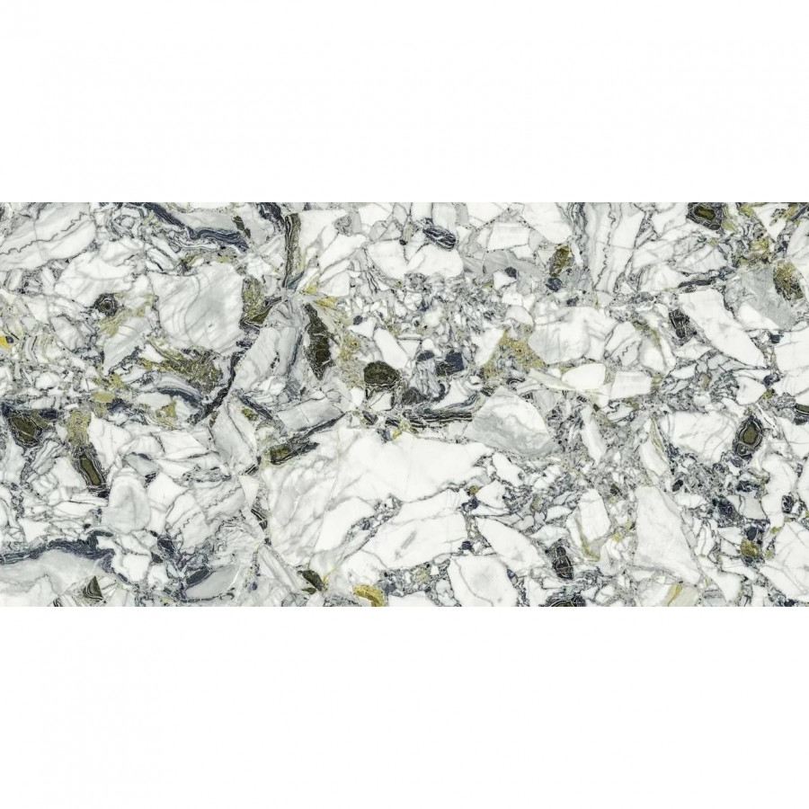Керамогранит 160x80 9мм Forte dei Marmi Quark 610015000695 Ceppo Apuano Forest Lapp Rett лаппатированная белый Atlas Concorde Russia