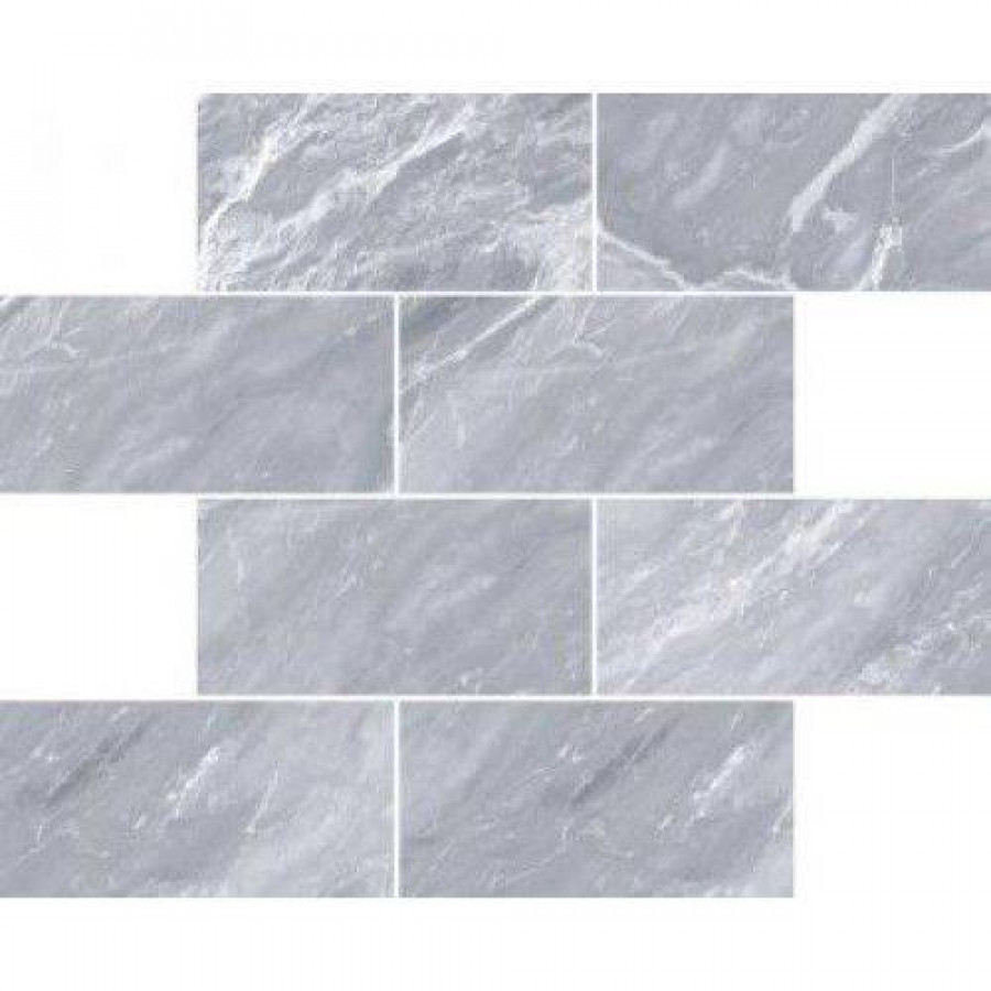Мозаика 36x29 9мм Marmori K9466508LPR1VTE0 Кирпичная Кладка Дымчатый Серый (7x14) лаппатированная серый Vitra