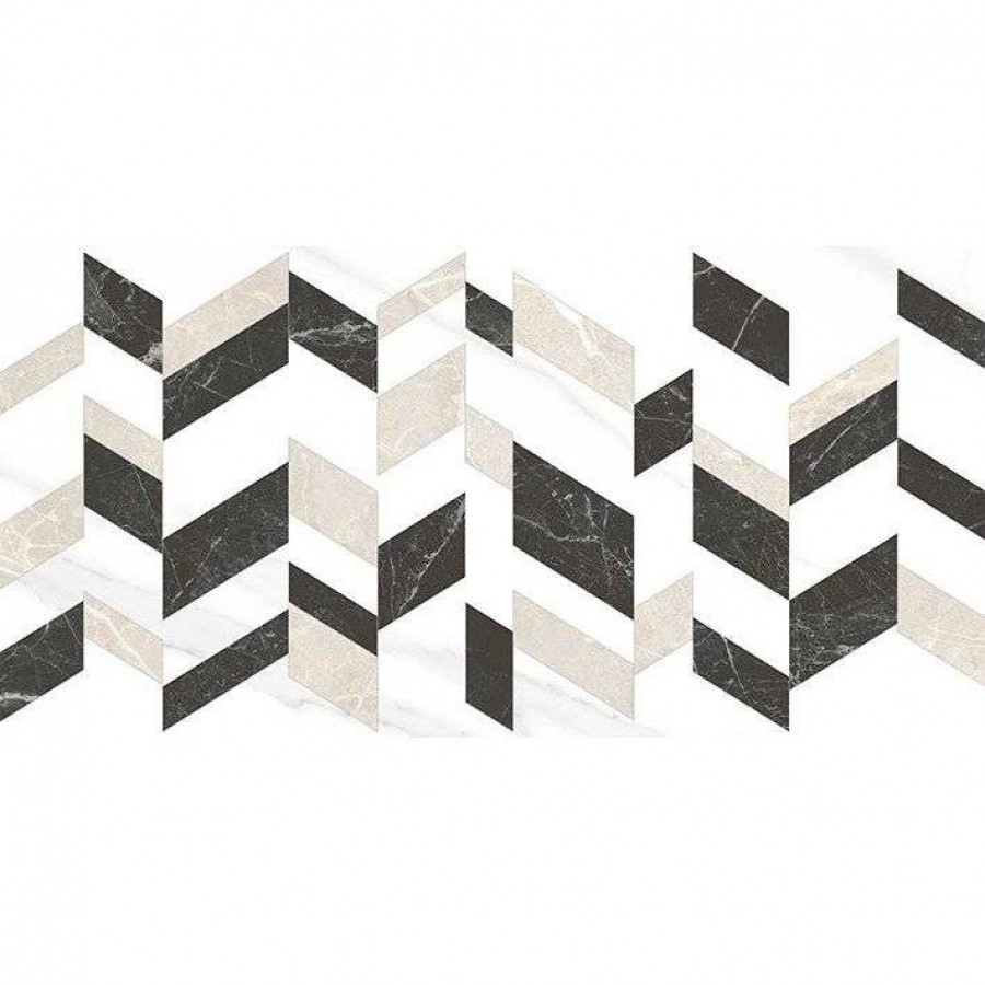 Декор 60x30 9мм Marmori K945659LPR01VTE0 Cold Mix лаппатированная черный Vitra