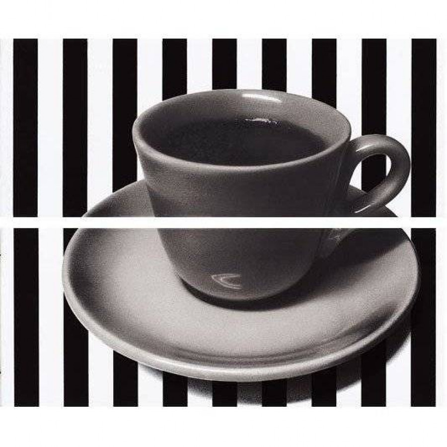 Панно 50x20 11мм Blanco Mate Trentino Expresso-2 матовая черный Vives