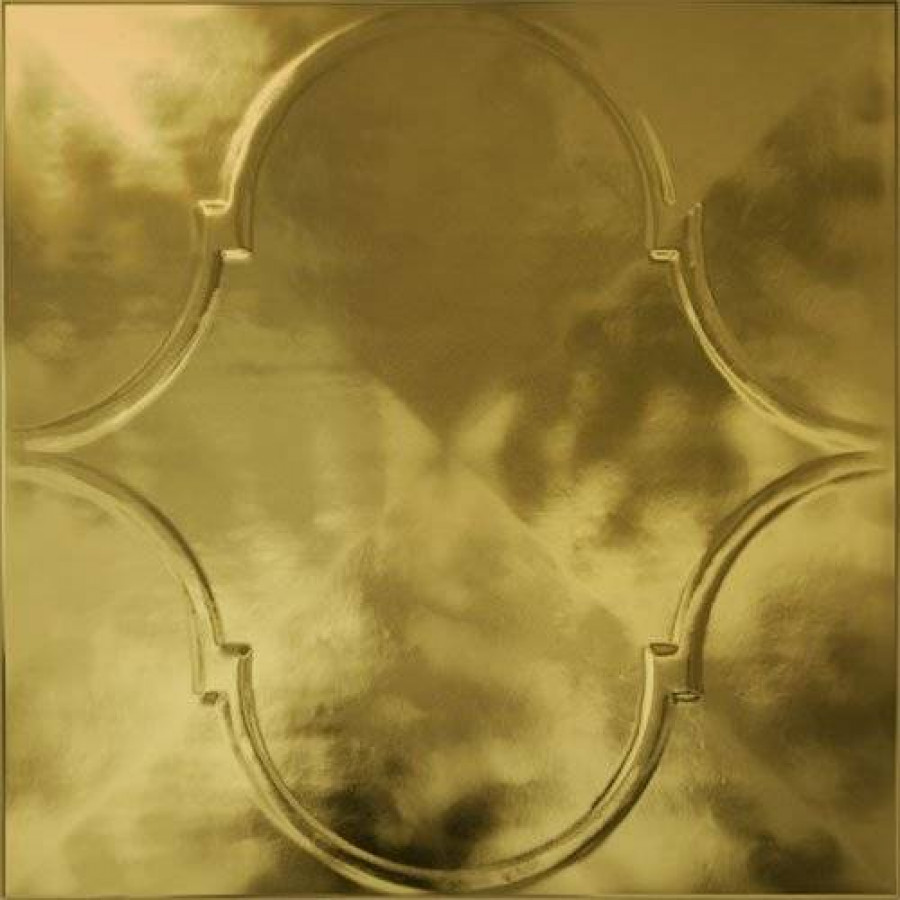 Декор 20x20 7.6мм Etnia Pashtun Oro глянцевая золотой Vives