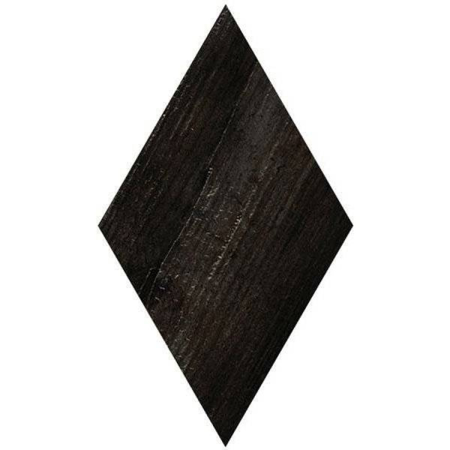 Керамогранит 38x22 11мм World Woods Adamant Okinawa Carbon матовая коричневый Vives