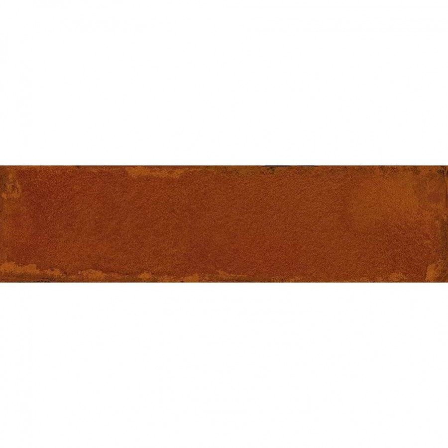 Керамическая плитка 32x8 8мм Luca AB|C Lava Настенная матовая коричневый Vives