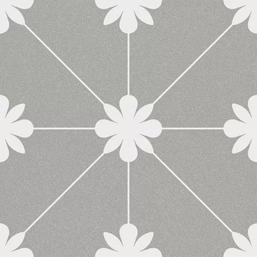 Керамогранит 20x20 8мм Bali Tuban Gris матовая серый Vives