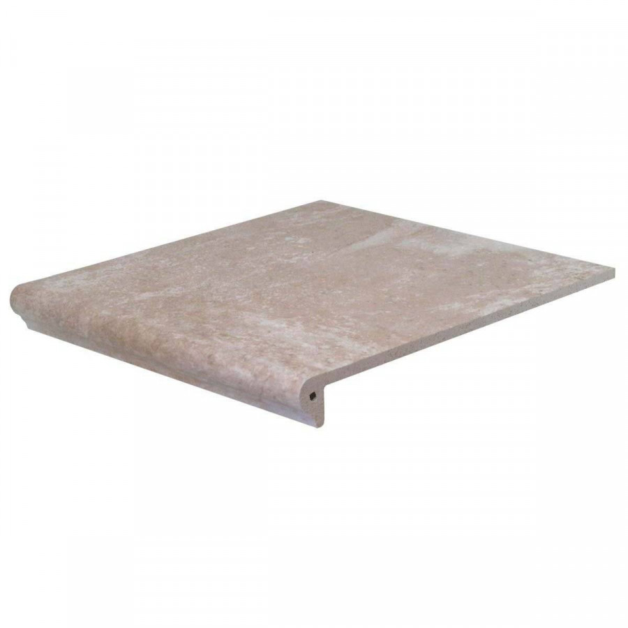 Ступень клинкерная плитка 32x31 9.5мм Atrium WKS31160 S Hellbeige Florentiner-Stufe матовая бежевый Westerwalder