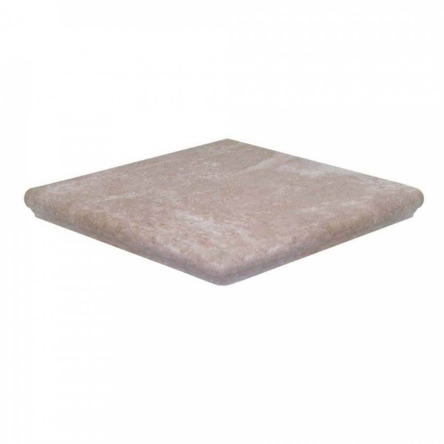 Ступень клинкерная плитка 32x32 9.5мм Atrium WKS31160 E Hellbeige Eckflorentiner Угловая матовая бежевый Westerwalder