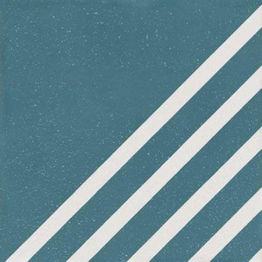 Керамогранит 19x19 8мм Boreal 107206 Dash Decor Blue матовая синий WOW