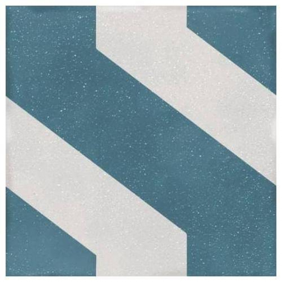 Керамогранит 19x19 8мм Boreal 107200 Link Decor Blue матовая синий WOW