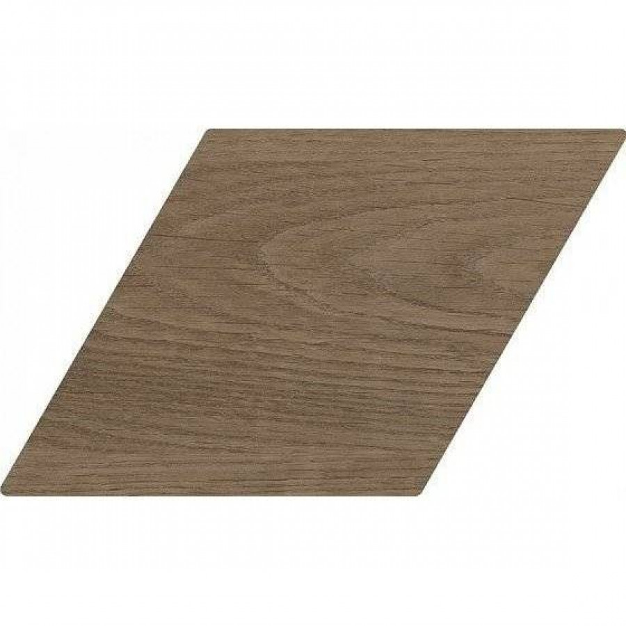 Керамогранит 24x14 8мм Flow 118702 Diamond Wood Dark матовая коричневый WOW
