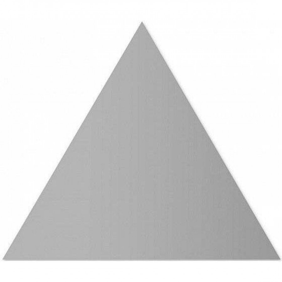 Керамогранит 23x20 8мм Floor Tiles 114043 Triangle R9 Ash Grey Matt матовая серый WOW